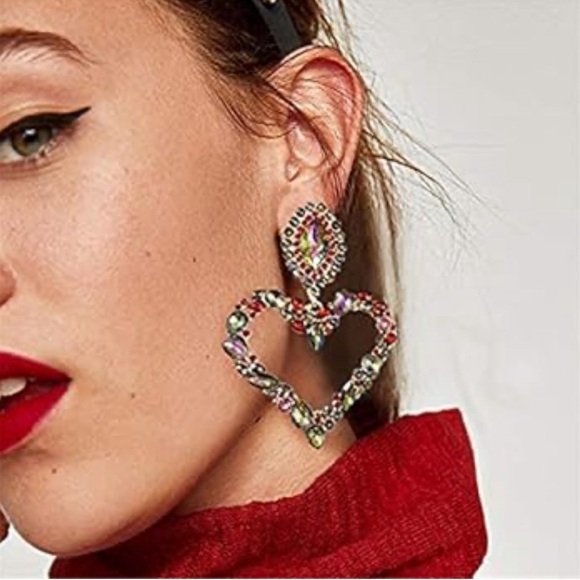 Akira Heart Multicolored Earrings - Picture 5 of 14